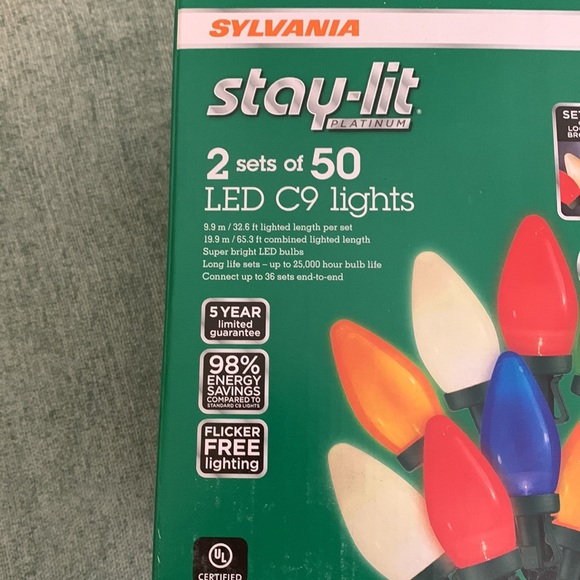 🌲NEW 2- SETS🌲of 50 Multicolor Indoor Outdoor LED super bright LED bulbs - Picture 4 of 6